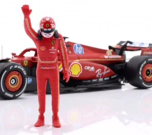F1 Ferrari model + Charles Leclerc