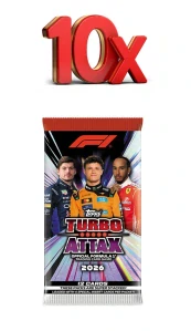 F1 Sběratelské karty 2026 (10 balení)