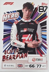 F1 HERO Oliver Bearman