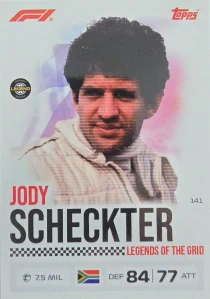 F1 LEGENDS OF THE GRID Jody Scheckter