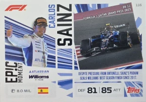 F1 EPIC MOMENT Carlos Sainz