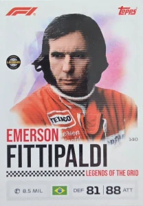 F1 LEGENDS OF THE GRID Emerson Fittipaldi