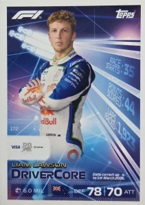 F1 DRIVERCORE Liam Lawson