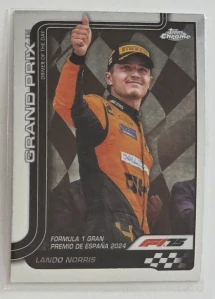 F1 TOPPS CHROME Norris #131
