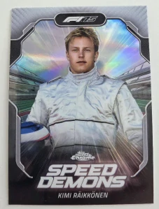 F1 TOPPS CHROME Speed Demons Raikkonen