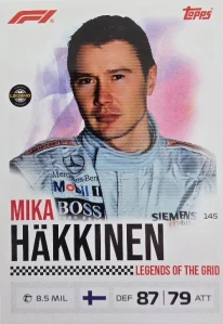 F1 LEGENDS OF THE GRID Mika Hakkinen