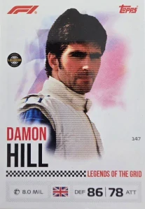 F1 LEGENDS OF THE GRID Damon Hill