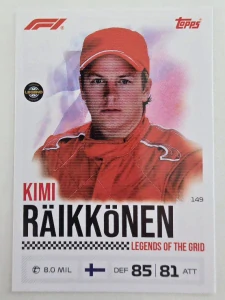 F1 LEGENDS OF THE GRID Kimi Raikkonen