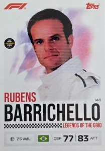 F1 LEGENDS OF THE GRID Rubens Barrichello