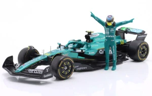 F1 Aston Martin model + Fernando Alonso