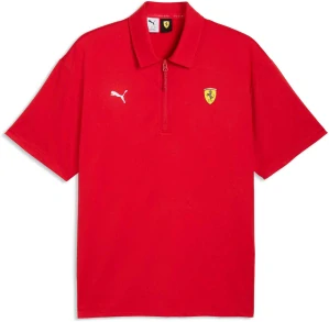 Ferrari červené triko s límečkem