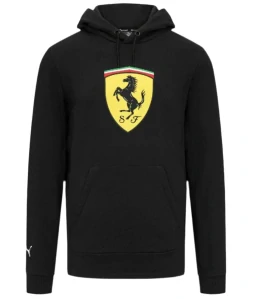 Originální černá mikina Ferrari