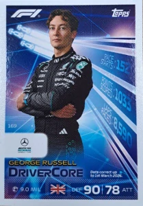 F1 DRIVERCORE George Russell