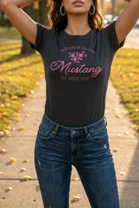 MUSTANG triko černé