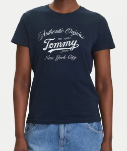 Tommy Jeans modré tričko