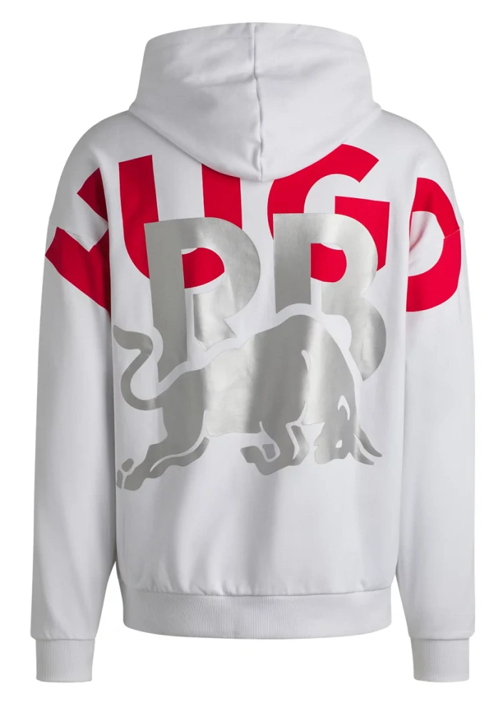 Mikina Red Bull Hugo Boss bílá