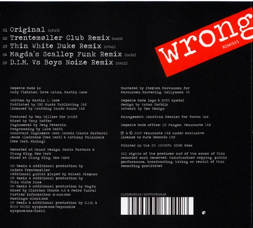 Depeche Mode: Wrong Remixes