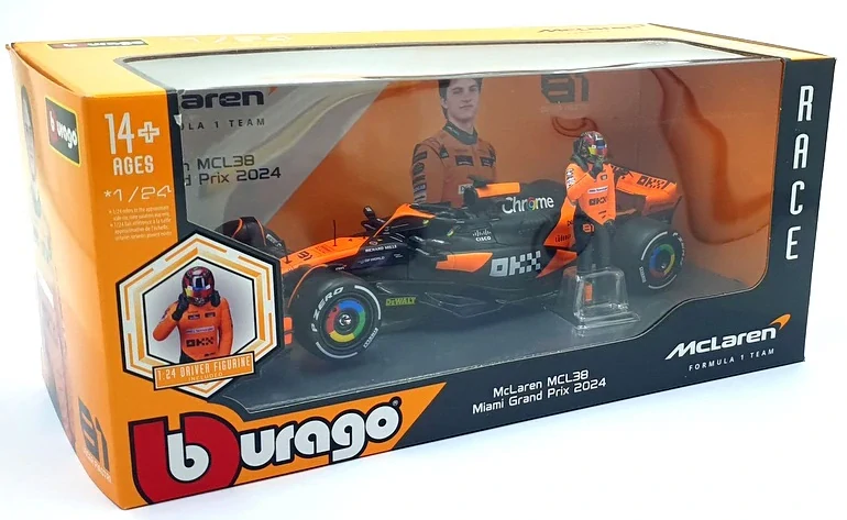 F1 McLaren Miami MCL38 + Oscar Piastri