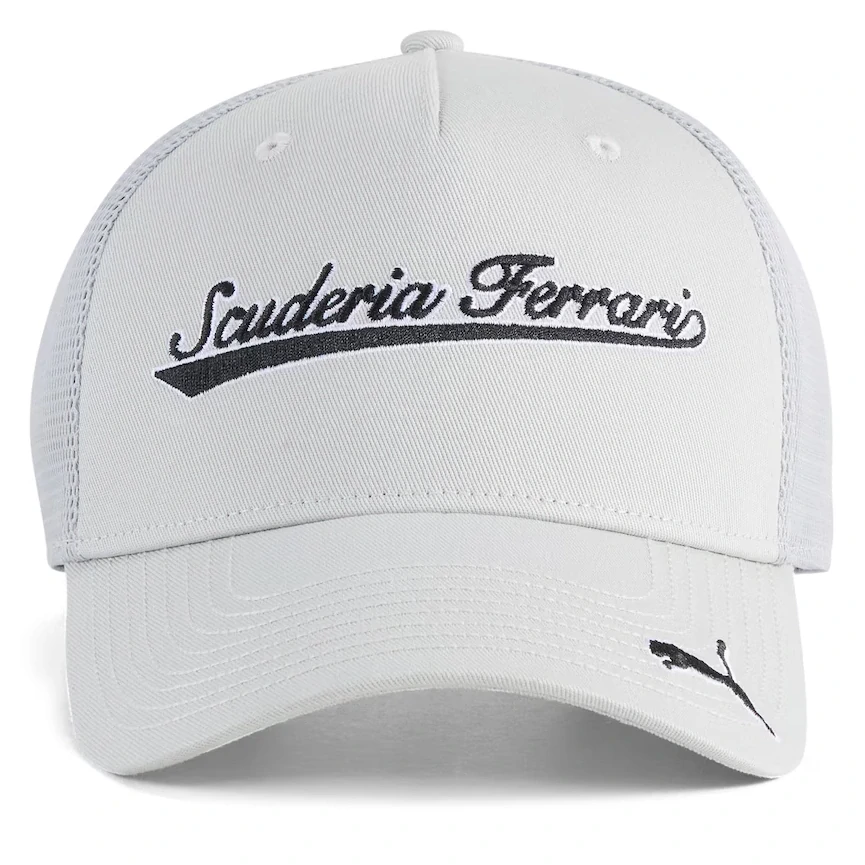 Kšiltovka Ferrari šedá