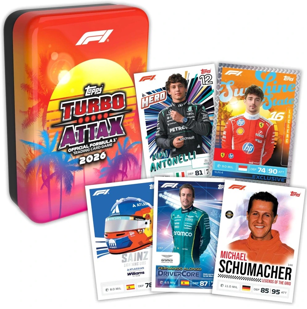 F1 kolekce 2026 Mega Tin Sunshine State
