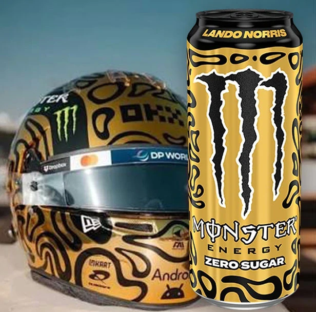 Lando Norris Monster Gold Limited edition
