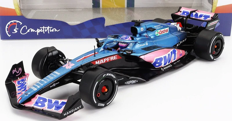 Alpine Fernando Alonso Monaco GP 22" 1/18 Limited