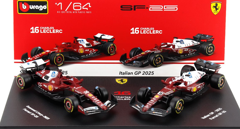 F1 Ferrari set Leclerc 2025
