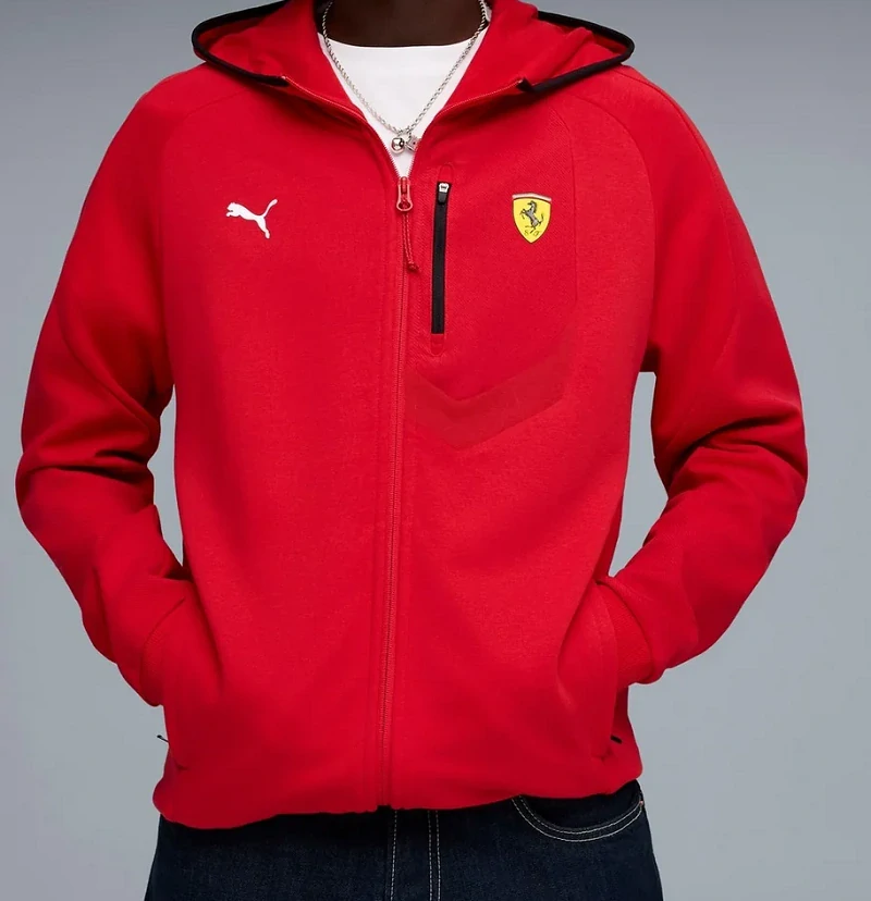 Originální mikina na zip Ferrari