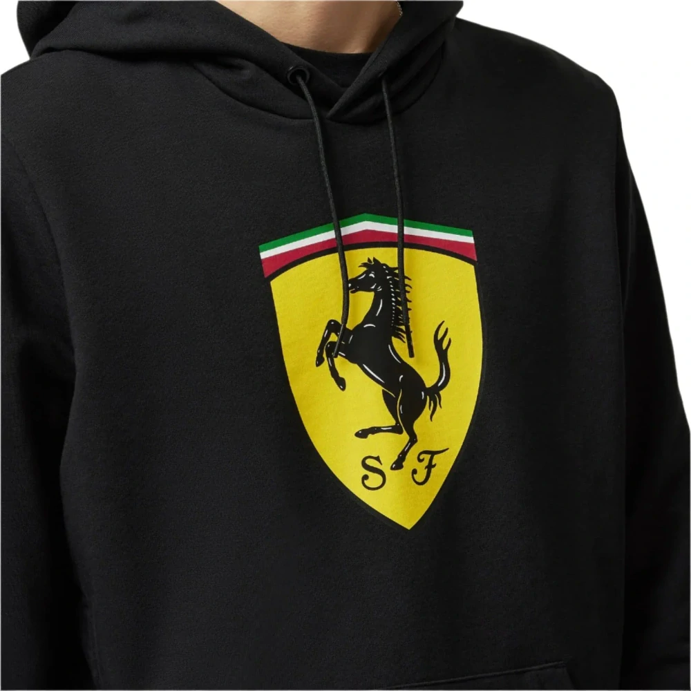 Originální černá mikina Ferrari