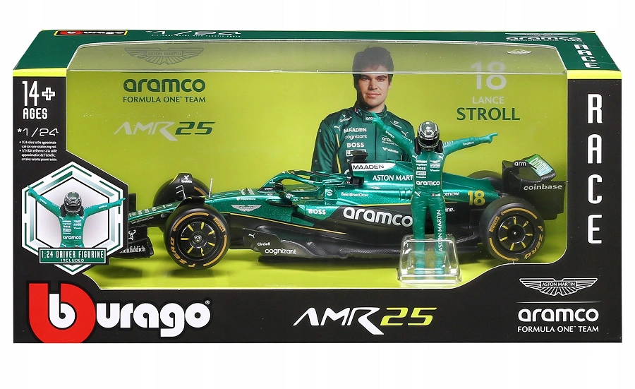 F1 Aston Martin model + Lance Stroll