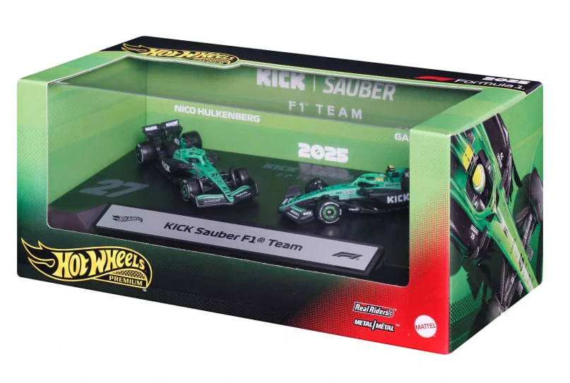 Hot Wheels F1 Kick Sauber Set