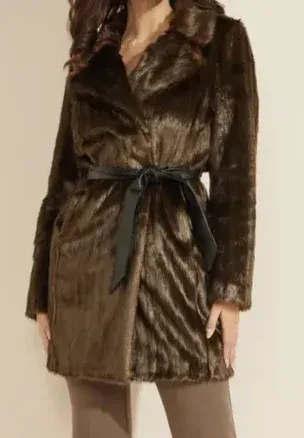 Kožešinový kabát Guess Marciano