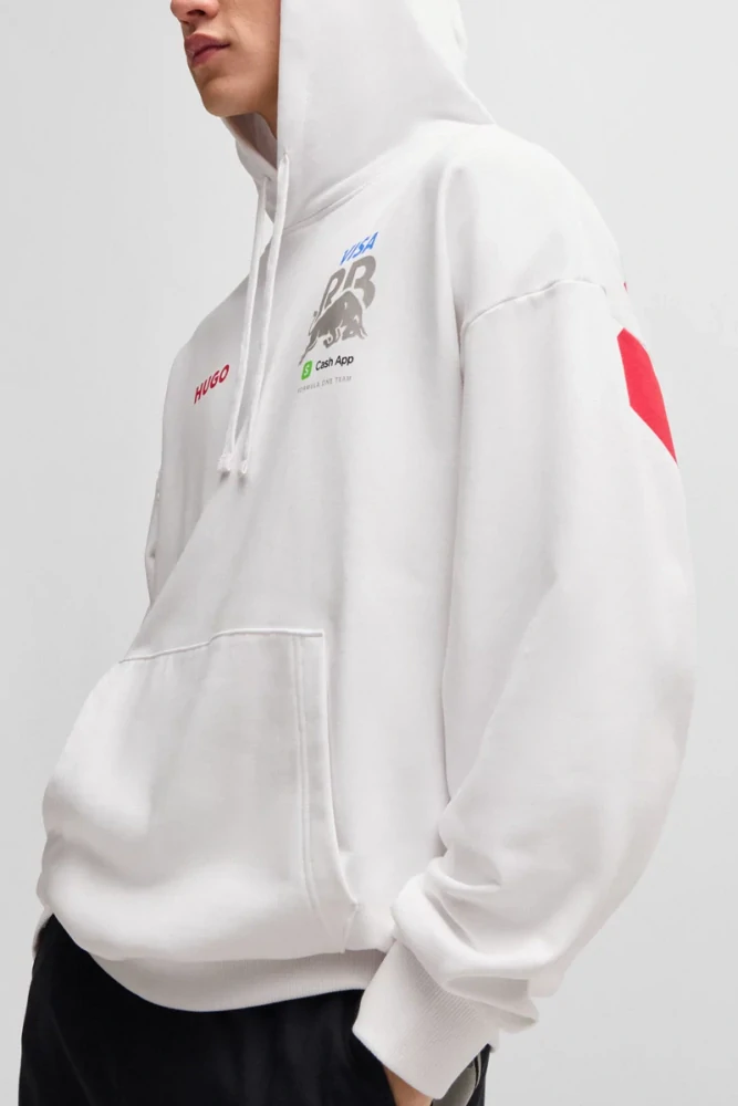 Mikina Red Bull Hugo Boss bílá