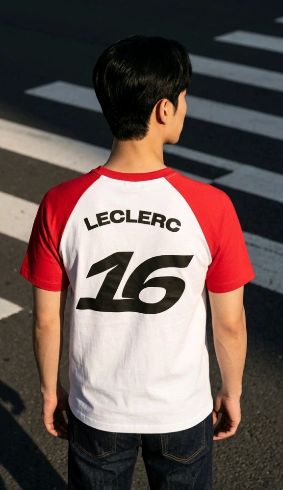 Originální triko Charles Leclerc Ferrari