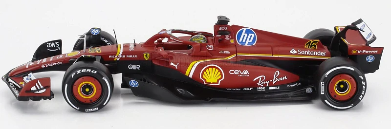 Ferrari Charles Leclerc Monza GP 24" Winner 1/18 Limited