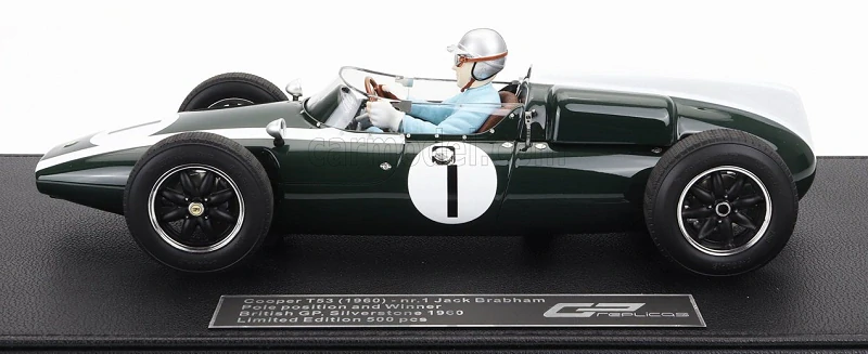 COOPER Jack Brabham BRITISH SILVERSTONE GP 1960" 1/18 Limited