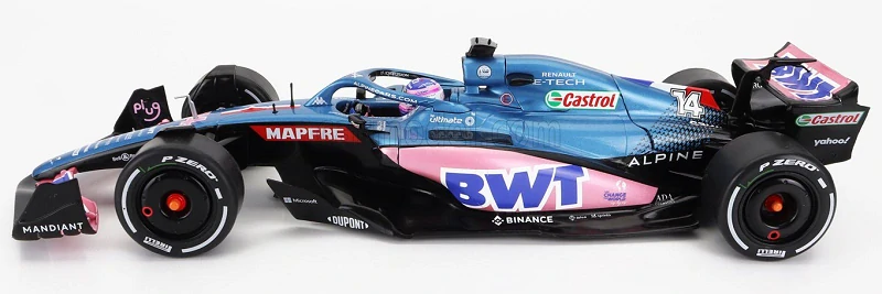 Alpine Fernando Alonso Monaco GP 22" 1/18 Limited