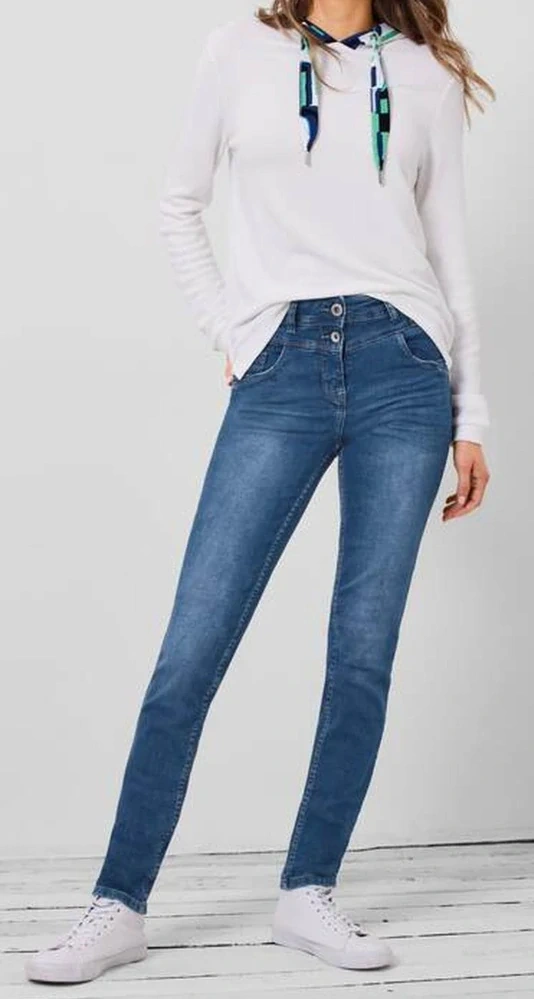 Dámské slim jeansy Cecil