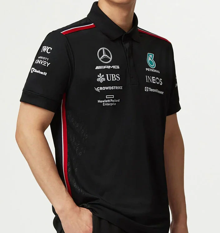 Tričko s límečkem Mercedes team
