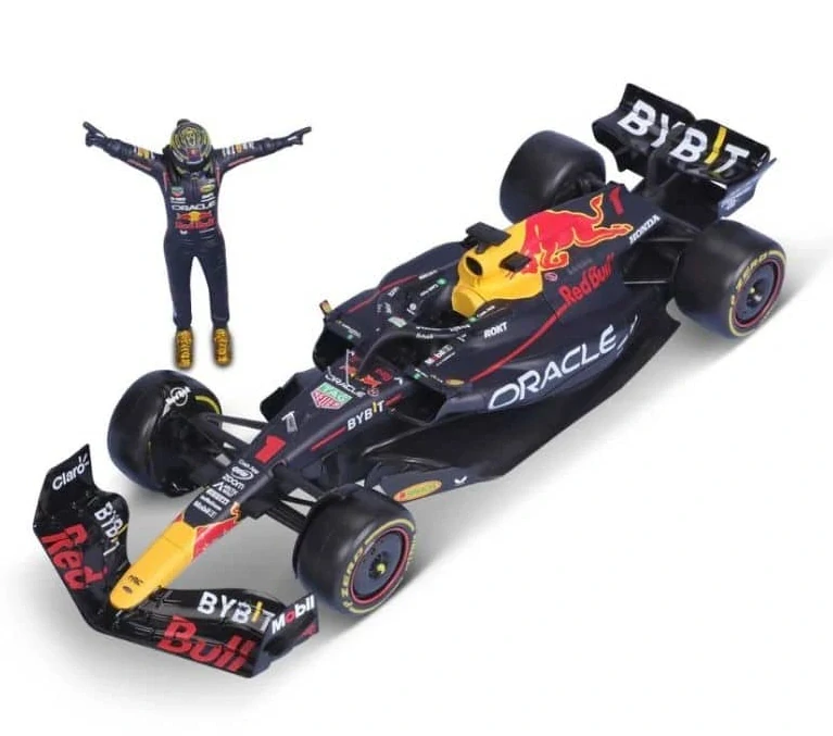 F1 Red Bull model + Max Verstappen