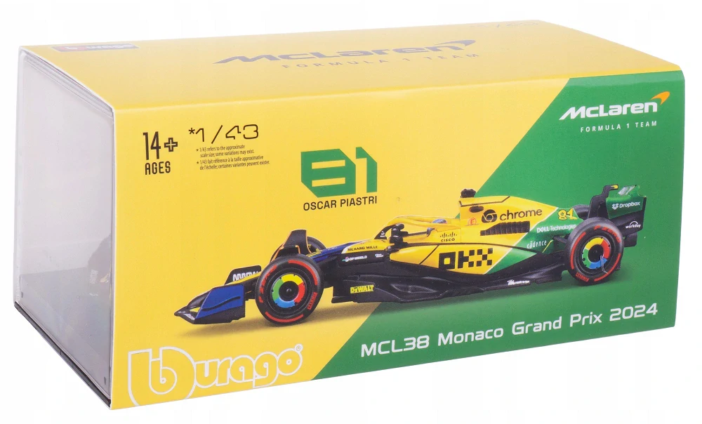 F1 McLaren Monaco MCL38 Oscar Piastri