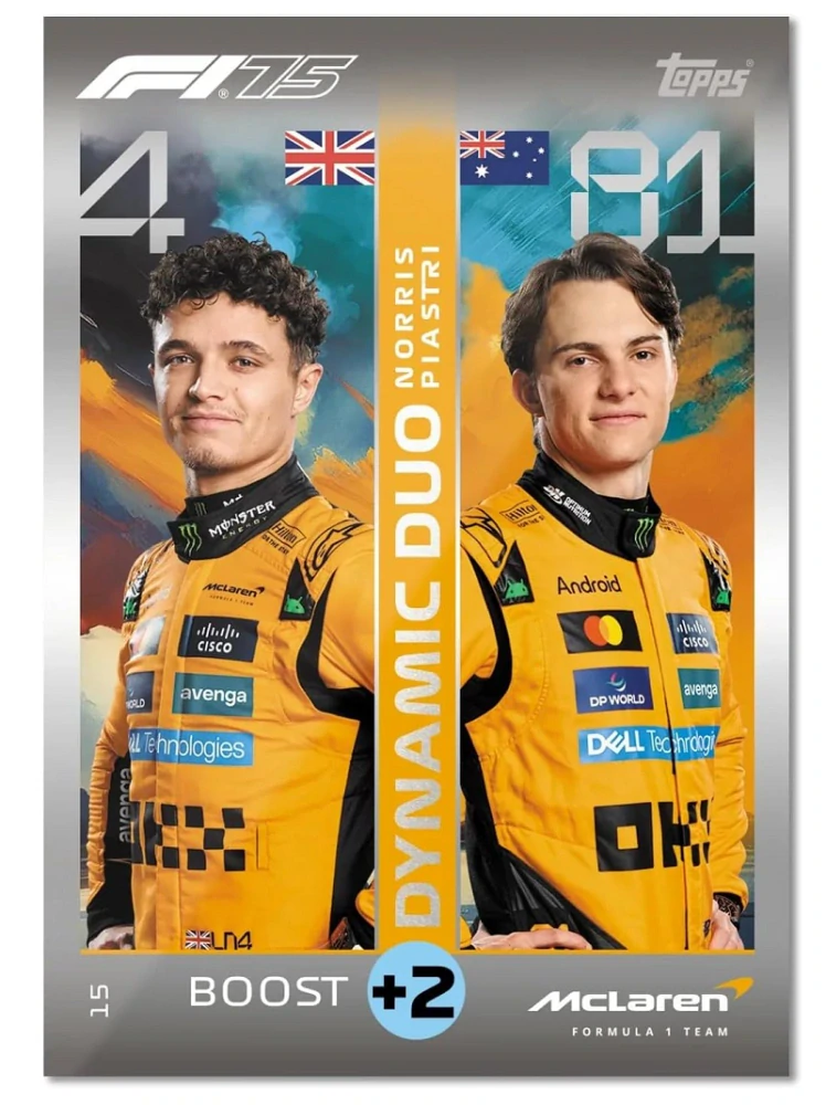 Originální obal na F1 Sběratelské karty