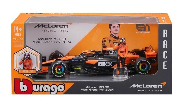 F1 McLaren Miami MCL38 + Oscar Piastri
