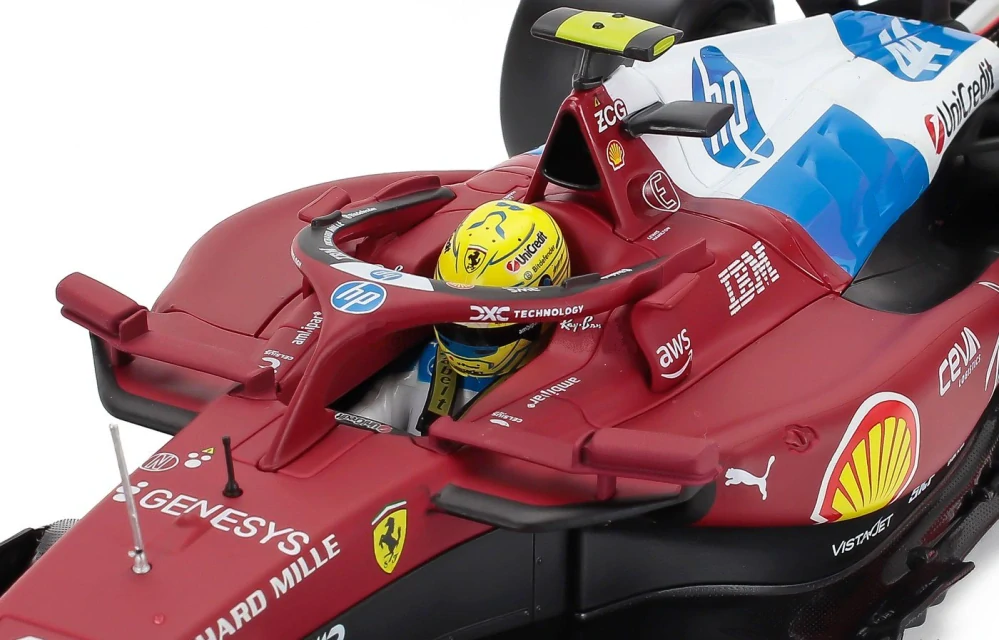 Ferrari Lewis Hamilton Miami GP 25" 1/18 Limited