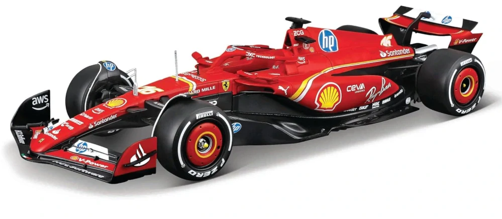 F1 Ferrari model + Charles Leclerc