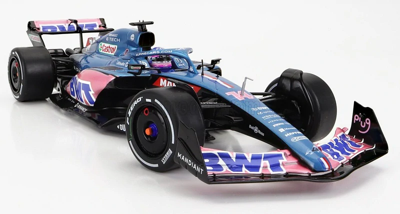 Alpine Fernando Alonso Monaco GP 22" 1/18 Limited