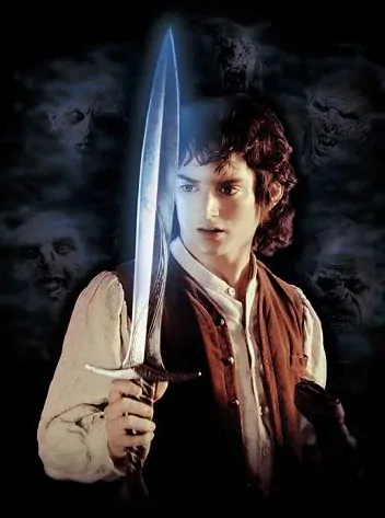 Bilbo Frodo Baggins Sting meč