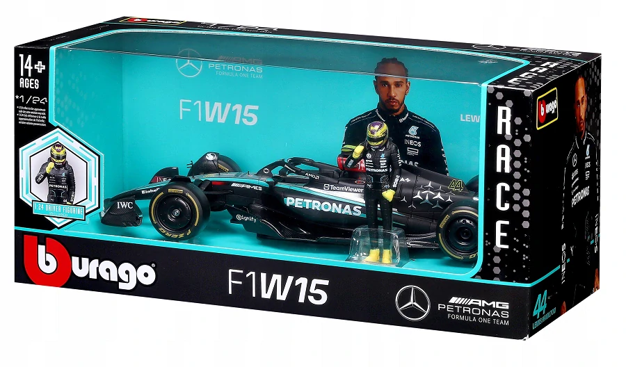 F1 Mercedes model + Hamilton