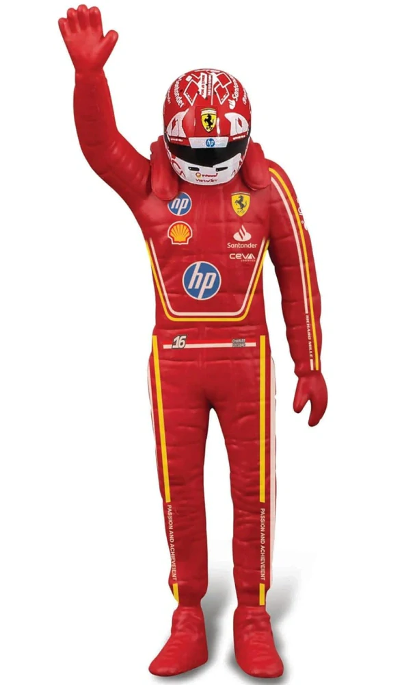 F1 Ferrari model + Charles Leclerc