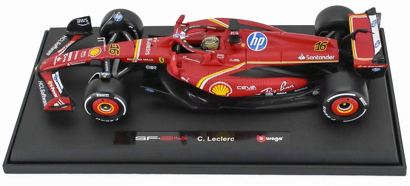 Ferrari Charles Leclerc Monza GP 24" Winner 1/18 Limited